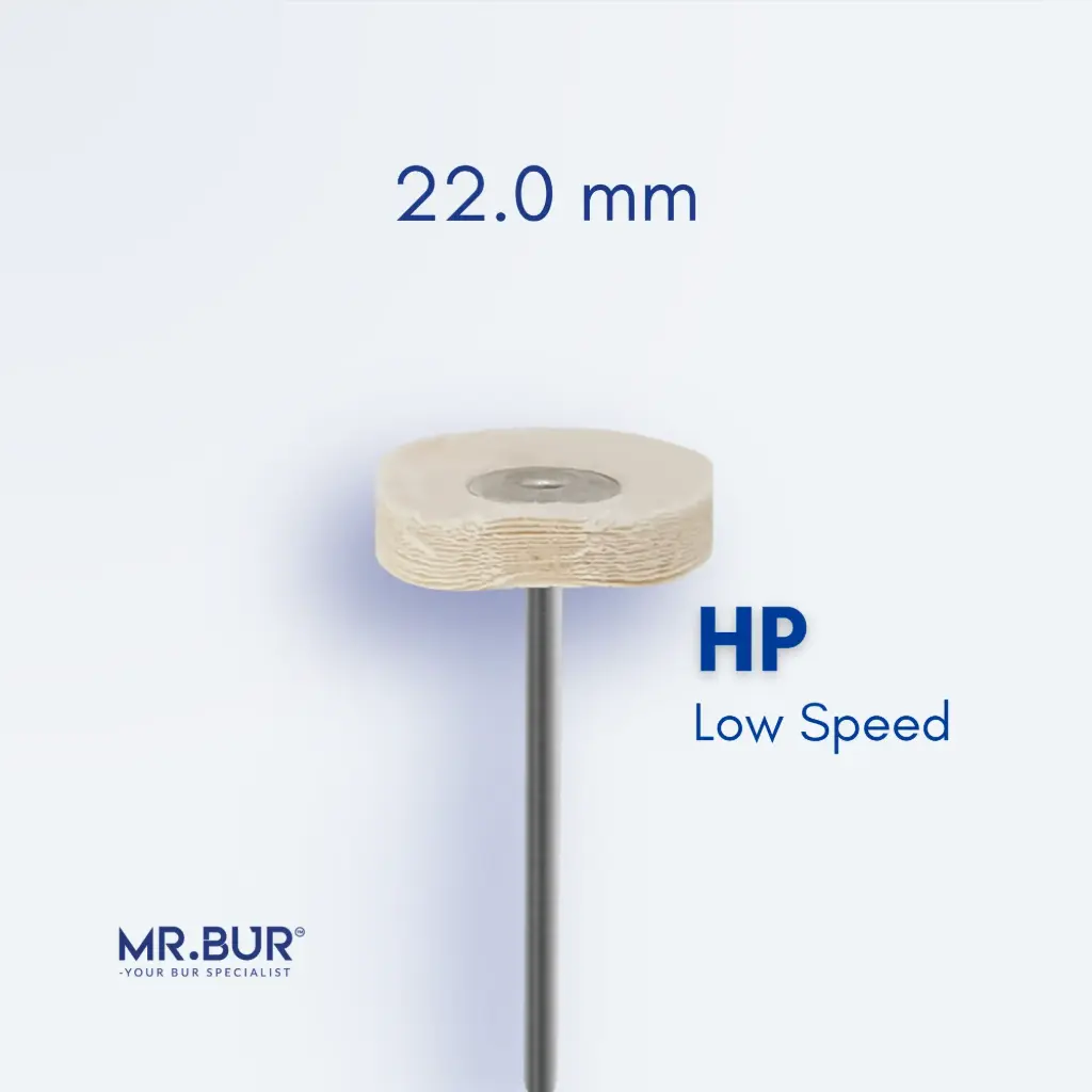 POLISHING BRUSH WHEEL SHAPE (WHITE CLOTH)
