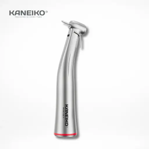 [MODEL E1L-X] KANEIKO 1:5 CONTRA ANGLE SPEED INCREASING EXTERNAL PIPE LINE ELECTRICAL HANDPIECE 1:5 WITH FIBER OPTIC 