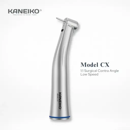 [MODEL CX] KANEIKO 1:1 LOW SPEED CONTRA ANGLE HANDPIECE (EXTERNAL WATER PIPELINE)